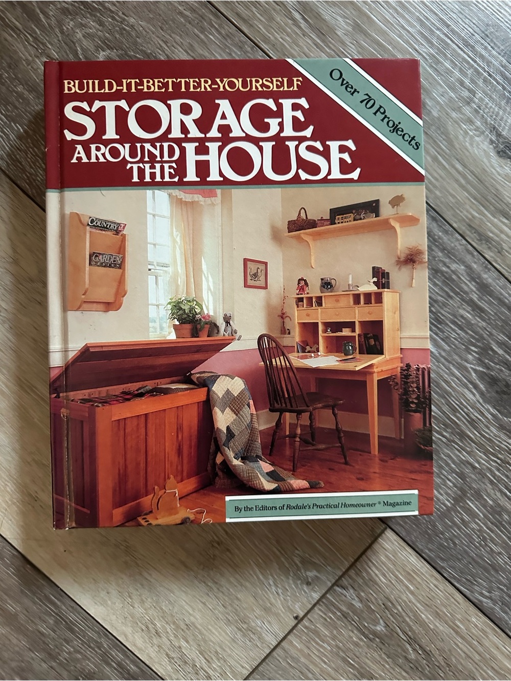 Storage Around the House - Red Hardcover DIY Storage Guide